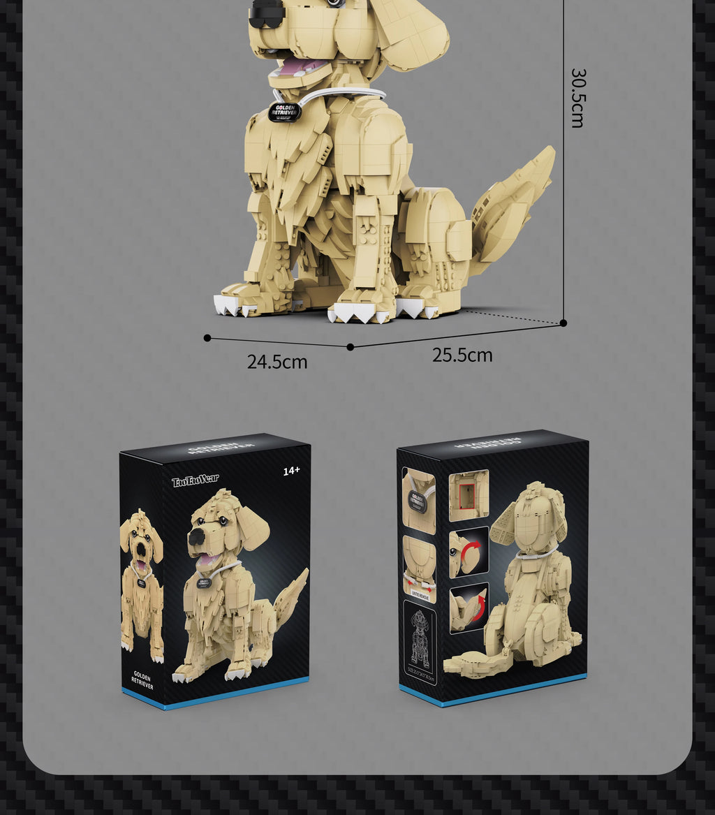 Golden Retriever Building Blocks