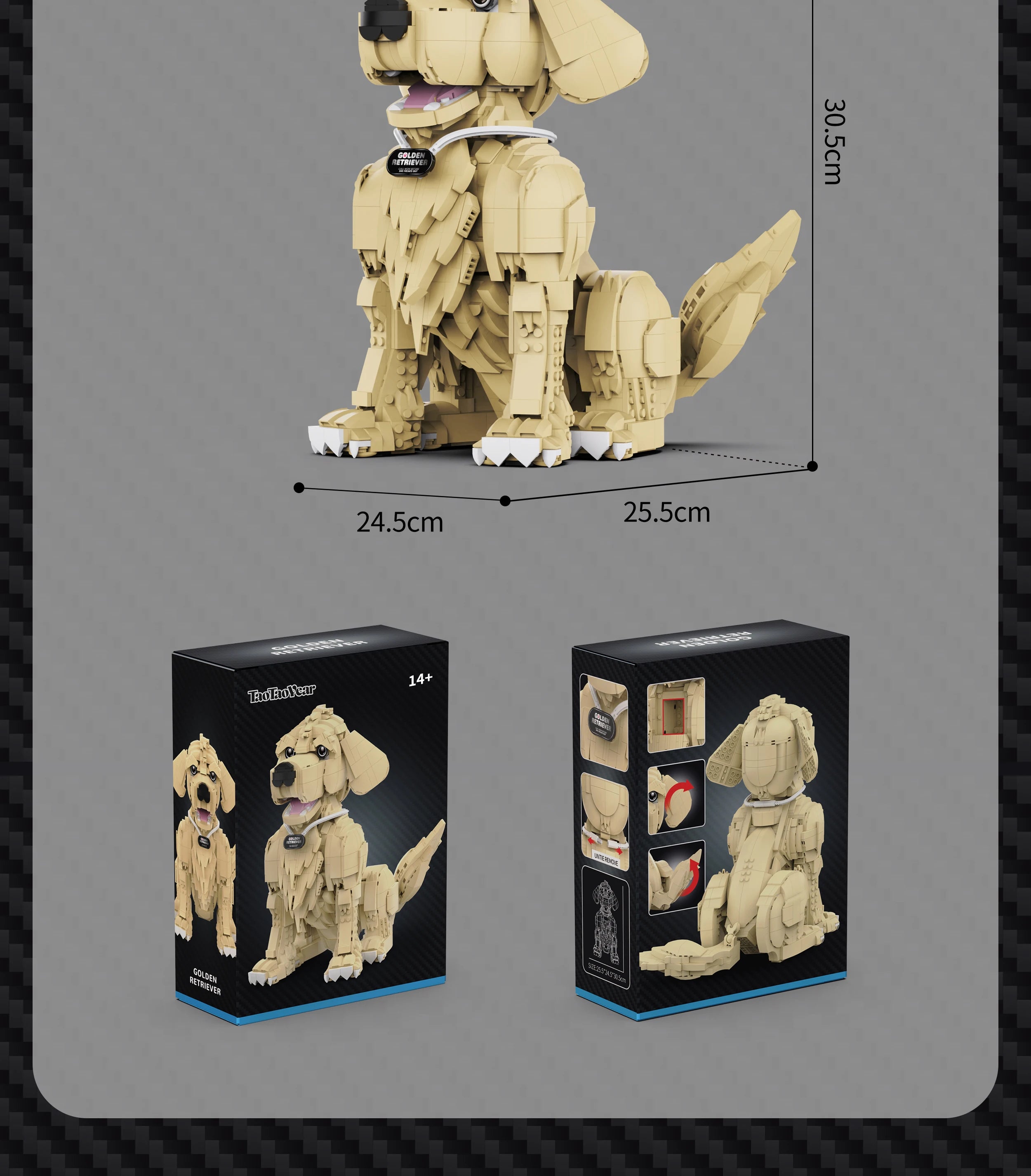 Golden Retriever Building Blocks