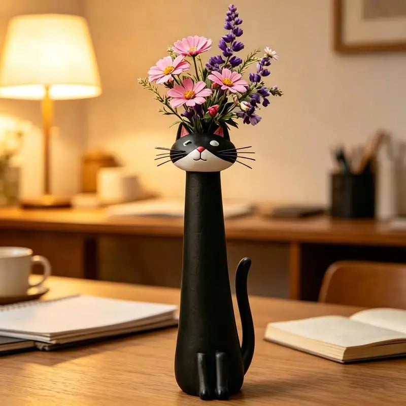 Cat Shaped Vase