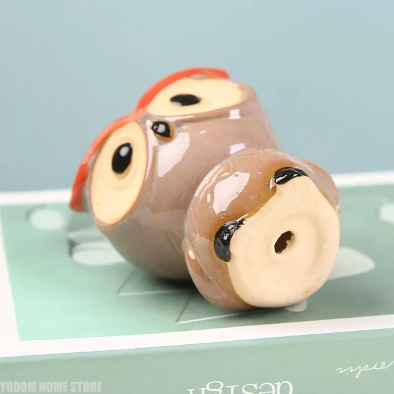 Mini Owl Ceramic Planter™