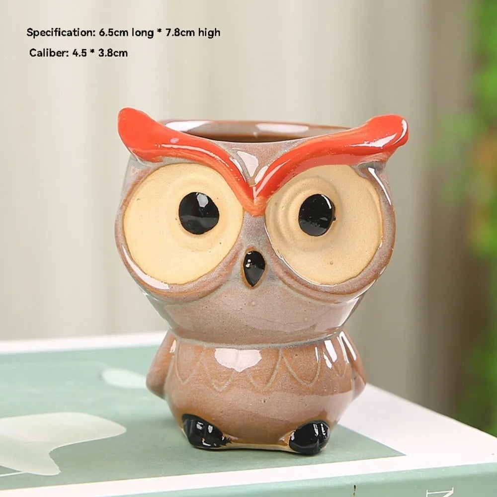 Mini Owl Ceramic Planter™