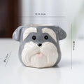 Schnauzer flower pot