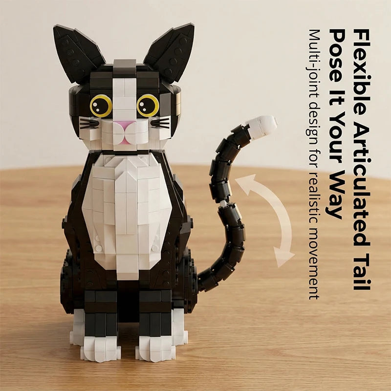 Kawaii Cat Building Blocks
