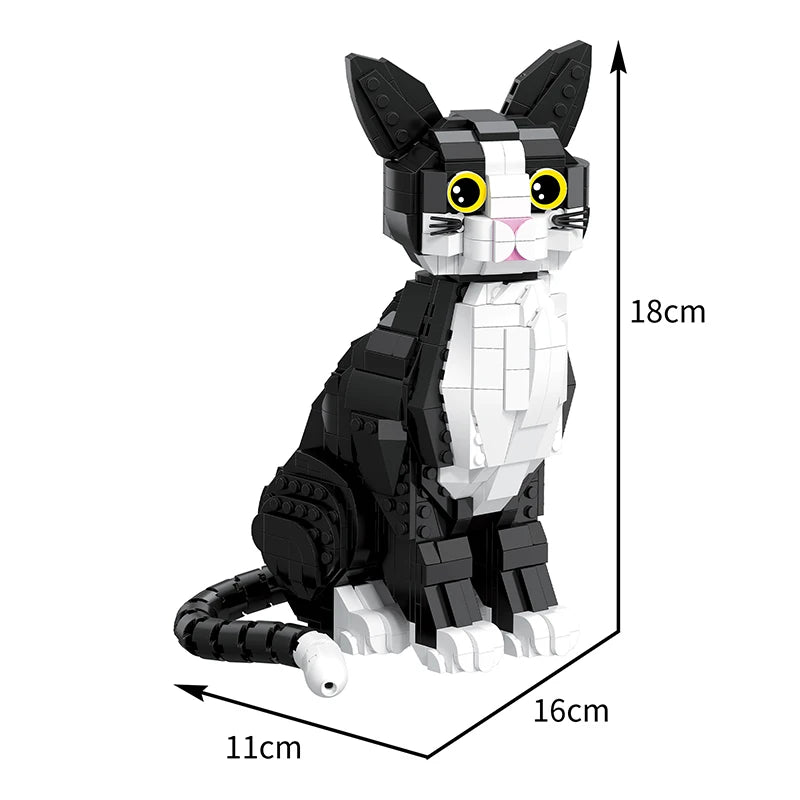 Kawaii Cat Building Blocks