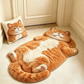 Cat Shaped Plush Rug™