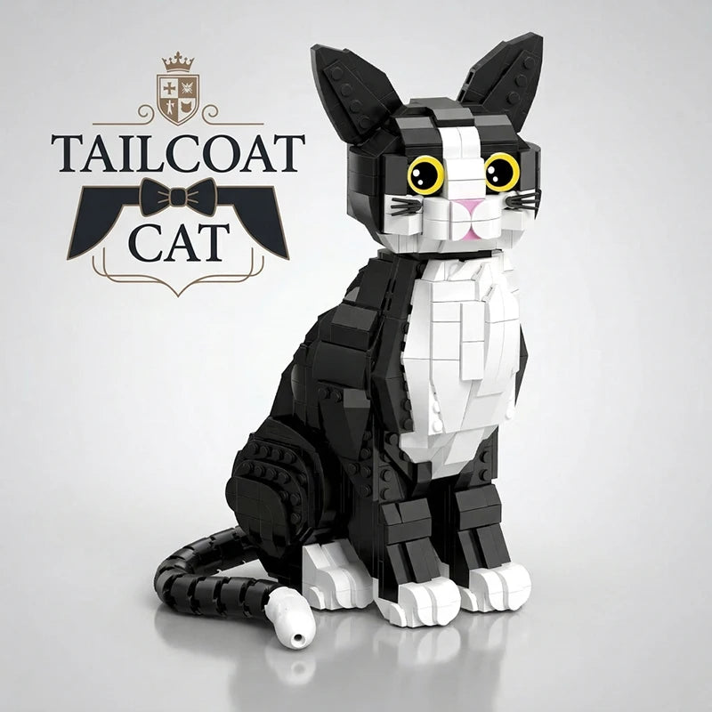 Kawaii Cat Building Blocks