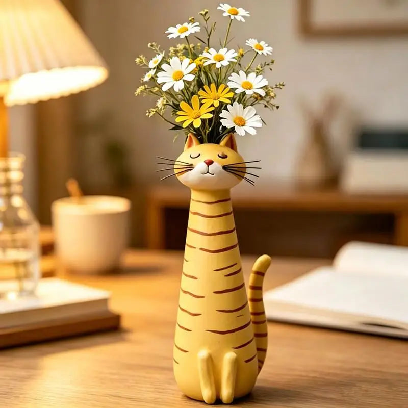 Cat Shaped Vase