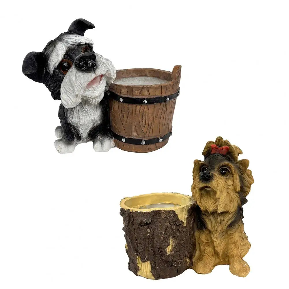 Puppy Figurine Bucket Planter™