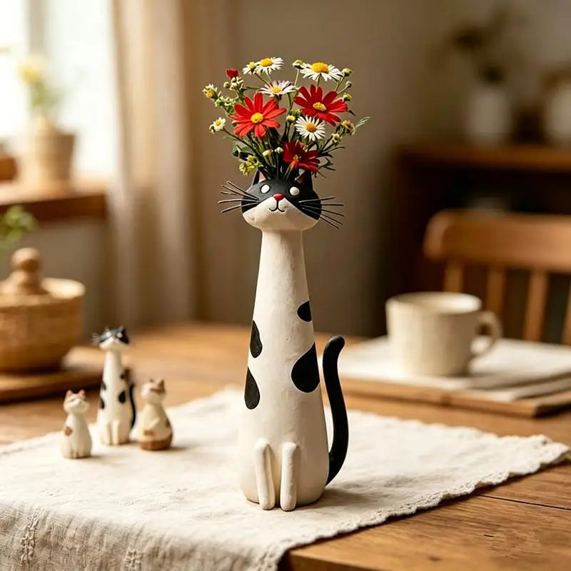 Cat Shaped Vase