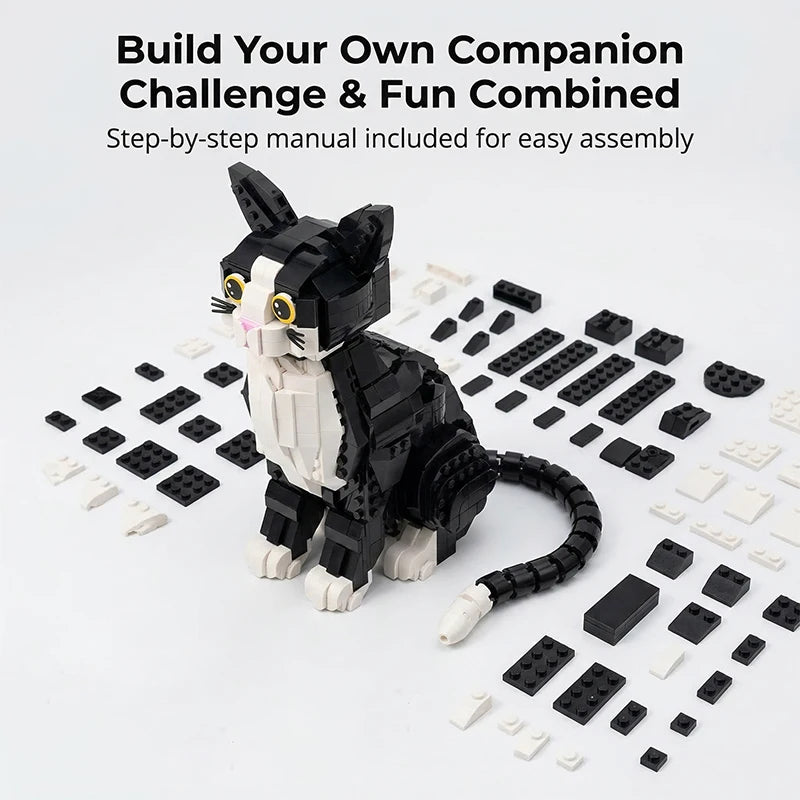 Kawaii Cat Building Blocks