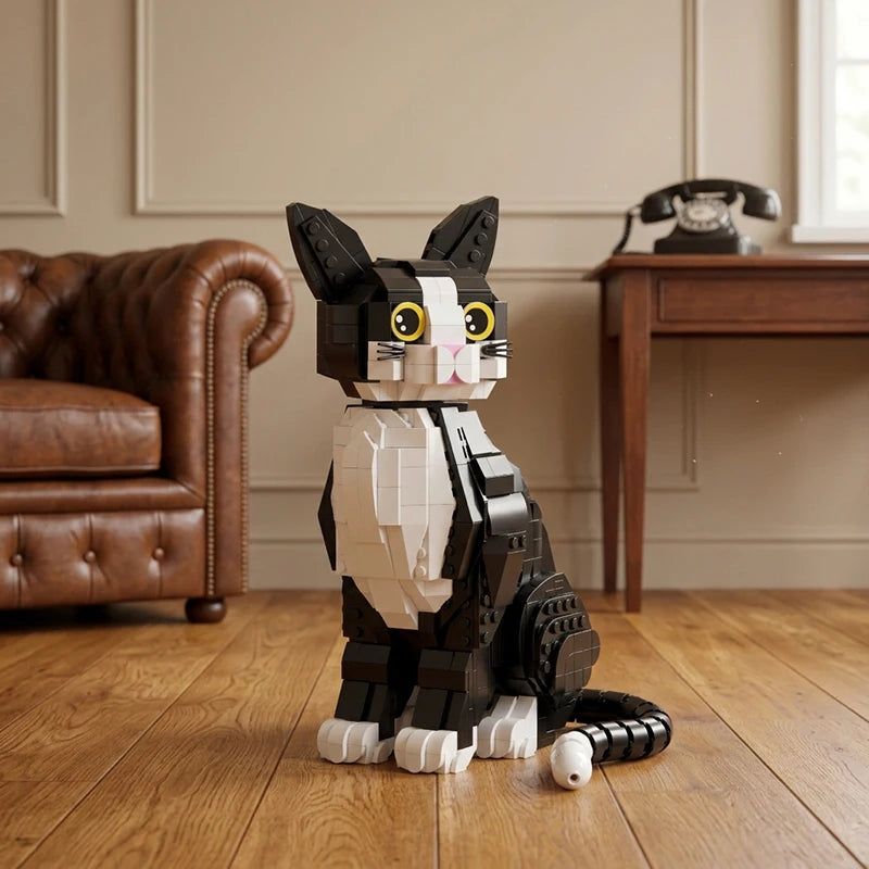 Kawaii Cat Building Blocks