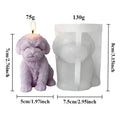Teddy Dog Silicone Candle