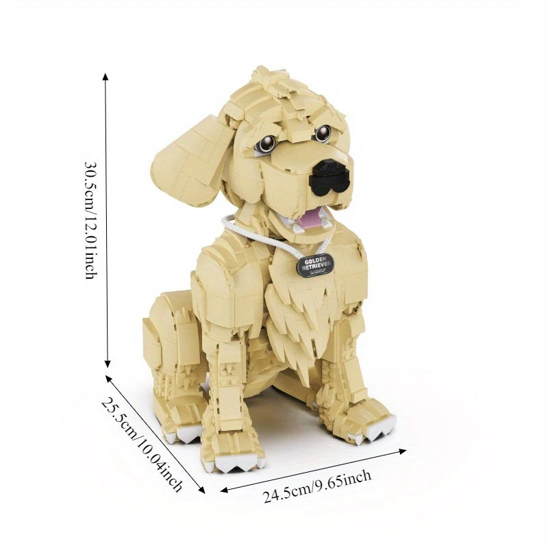 Golden Retriever Building Blocks